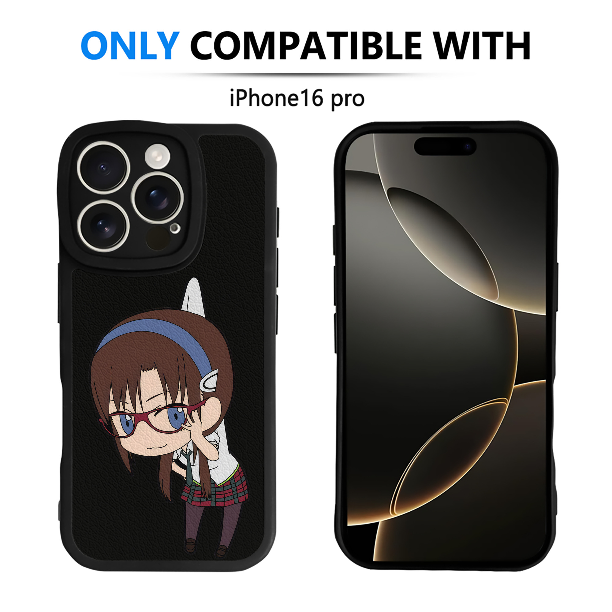 （画像用） EVA 新世紀エヴァンゲリオン 【iPhone 16シリーズ対応】シリコンスマホケース（レザー調） 材質：シリコン